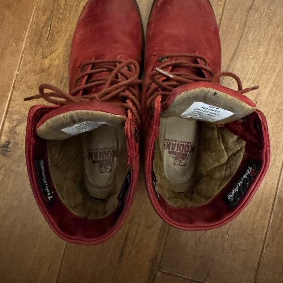 Kodiak Women’s Red Leather Boots – Size 8 – Waterproof – EUC - Picture 5 of 8